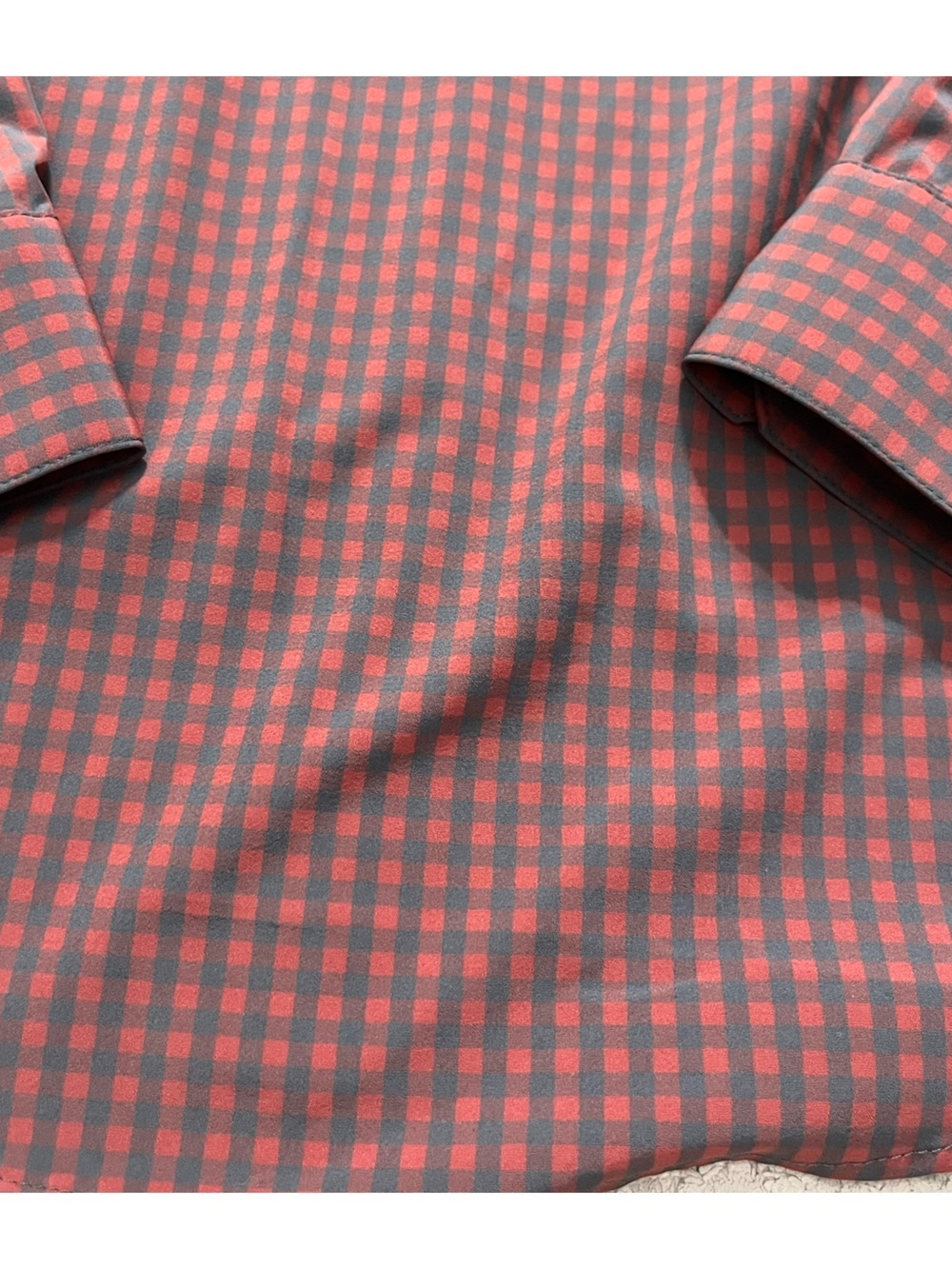 Mizzen + Main Leeward Collection stretch Button Down Checkered Shirt - Picture 6 of 7